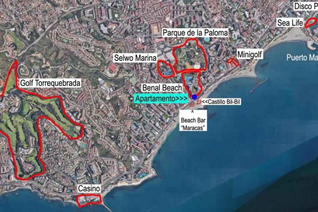 Estudio En Benalbeach, Vistas Mar, Primera Linea Playa Benalmádena Zewnętrze zdjęcie